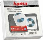 1x100 Hama CD-ROM-Papierhüllen weiss 62672