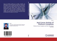 Anti Cancer Activity of Platinum Complexes - C, Shiju