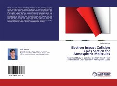Electron Impact Collision Cross Section for Atmospheric Molecules