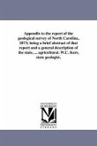 Appendix to the report of the geological survey of North Carolina, 1873; being a brief abstract of that report and a general description of the state,