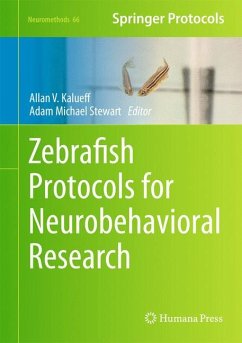 Zebrafish Protocols for Neurobehavioral Research