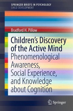 Children¿s Discovery of the Active Mind - Pillow, Bradford H.