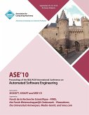 ASE 10 Proceedings of the IEEE/ACM International Conference on Automated Software Engineering