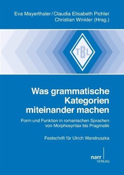 Was grammatische Kategorien miteinander machen - Mayerthaler, Eva; Winkler, Christian