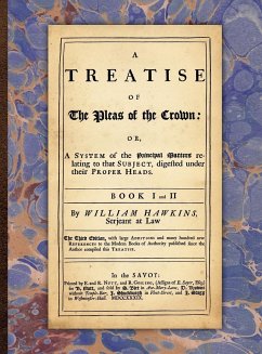 A Treatise of the Pleas of the Crown - Hawkins, William