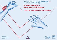 Schreibunterlagen-Block DESK-PAD LEFTY®, DIN A3, für Linkshänder - Sattler, Johanna Barbara