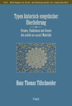 Typen historisch-exegetischer Überlieferung - Tillschneider, Hans-Thomas