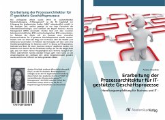 Cover Erarbeitung der Prozessarchitektur für IT-gestützte Geschäftsprozesse