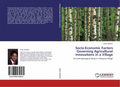 Socio-Economic Factors Governing Agricultural Innovations in a Village