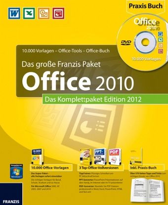 Das große Franzis Paket Office 2010 - Edition 2012