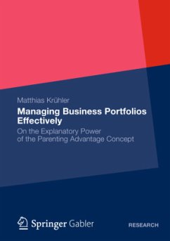 Managing Business Portfolios Effectively - Krühler, Matthias