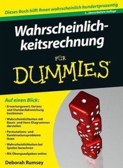 Wahrscheinlichkeitsrechnung für Dummies - Rumsey, Deborah