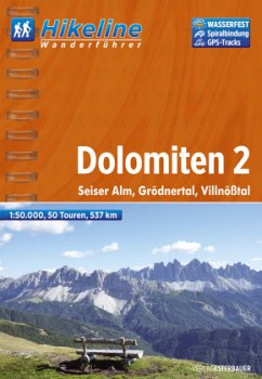 Hikeline Wanderführer Dolomiten