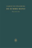 De summo bono. Kritische lateinische Edition