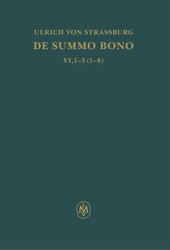 De summo bono. Kritische lateinische Edition - Strassburg, Ulrich von