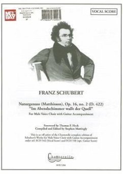 Franz Schubert: Naturgenuss (Matthisson), Op. 16, No. 2 (D. 422) 