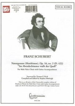 Cover Franz Schubert: Naturgenuss (Matthisson), Op. 16, No. 2 (D. 422) 