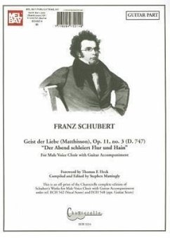 Franz Schubert: Die Nachtigall (Unger), Op. 11, No. 2 (D. 724) 