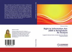 Right to Information Act-2009 in Bangladesh: An Analysis