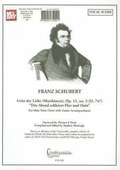 Franz Schubert: Geist Der Liebe (Matthisson) Op. 11/3 (D. 747) 