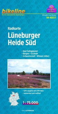 Bikeline Radkarte Lüneburger Heide Süd