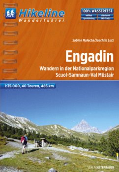Hikeline Wanderführer Engadin - Malecha, Sabine;Lutz, Joachim