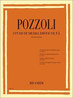 Cover Studi di media difficoltŕ per pianoforte