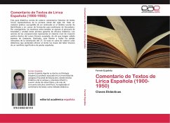 Comentario de Textos de Lírica Española (1900-1950)