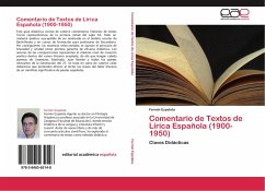 Comentario de Textos de Lírica Española (1900-1950) - Ezpeleta, Fermín