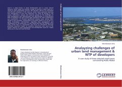 Analayzing challenges of urban land management & WTP of developers