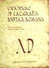 Cuaderno de caligrafía (rústica romana)