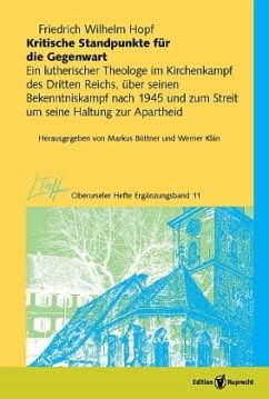 Kritische Standpunkte für die Gegenwart - Hopf, Friedrich W.