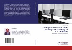 Strategic Architecture for E-learning: A Case Study of H.P. University