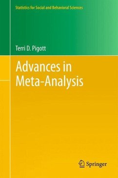 Advances in Meta-Analysis - Pigott, Terri