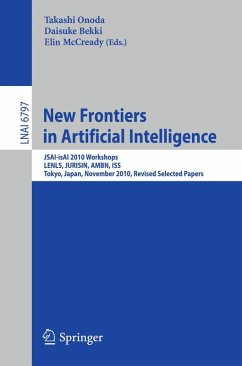Cover New Frontiers in Artificial Intelligence