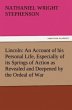 Lincoln: An Account of his Personal... - Bild 1