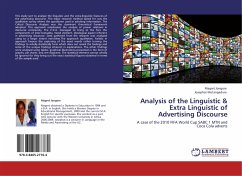 Analysis of the Linguistic & Extra Linguistic of Advertising Discourse