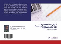 The Impact of a Math Tutoring Program on Urban High School Tutors