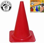 Corvus A310020 - Kids at work: Leitkegel, Pylone, 28 cm, rot, 1 Stück