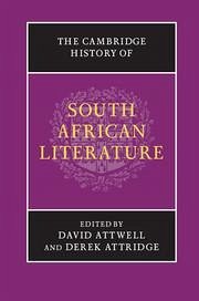 The Cambridge History of South African Literature