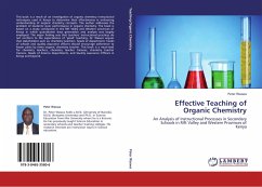 Effective Teaching of Organic Chemistry