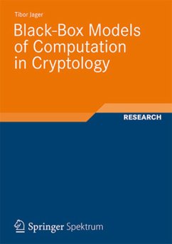 Black-Box Models of Computation in Cryptology - Jager, Tibor