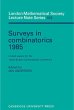 Surveys in Combinatorics 1985 - Bild 1