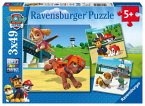 Ravensburger 09239 - Paw Patrol auf vier Pfoten, 3 x 49 Teile Puzzle