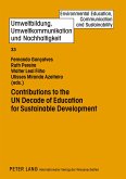 Contributions to the UN Decade of Education for Sustainable Development