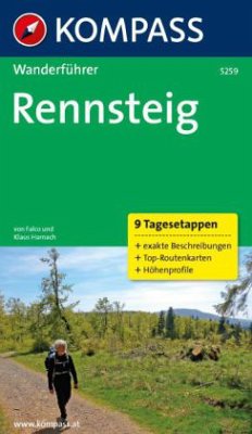 Kompass Wanderführer Rennsteig - Harnach, Falco J.; Harnach, Klaus