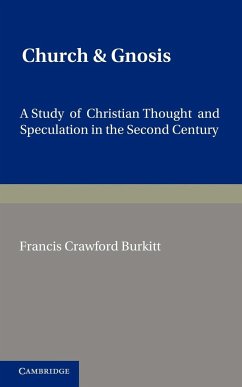 Church and Gnosis - Burkitt, F. Crawford