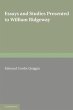 Essays and Studies Presented to William... - Bild 1