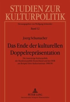 Das Ende der kulturellen Doppelrepräsentation - Schumacher, Jörg