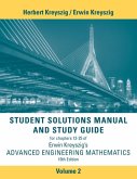Student Solutions Manual Advanced Engineering Mathematics, Volume 2